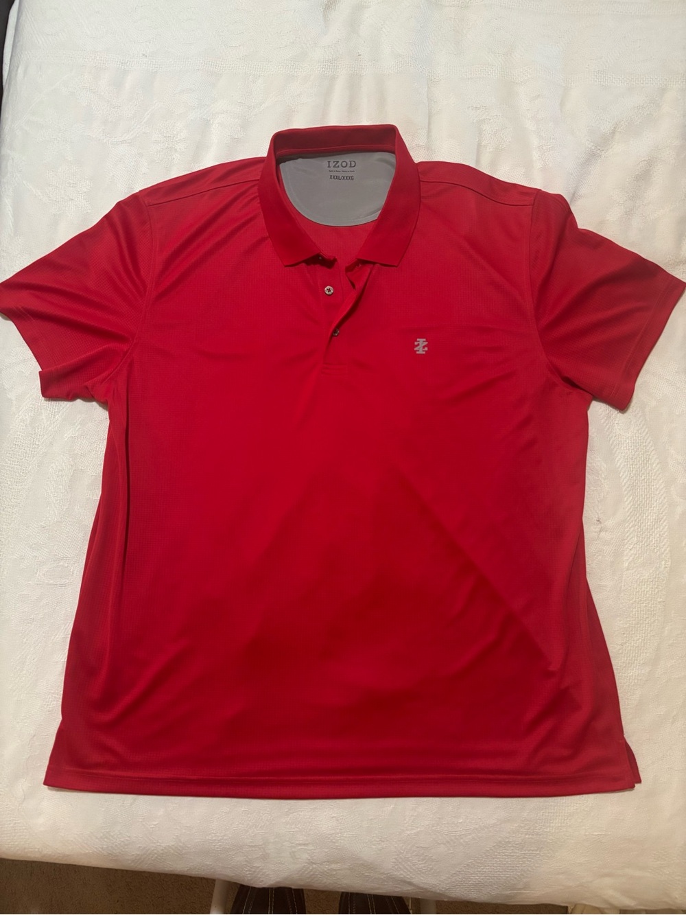 Izod Red Men’s Short-Sleeve Polo XXXL/XXXG